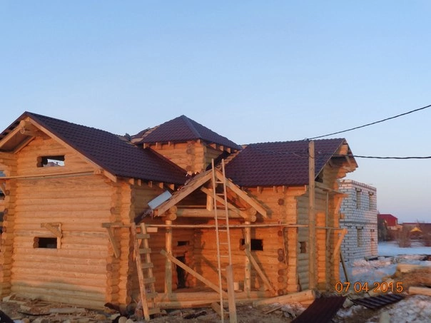сруб из бревна, сруб дом, дома из оцилиндрованного бревна, сруб дома из бревна, cтроительства деревянного дома