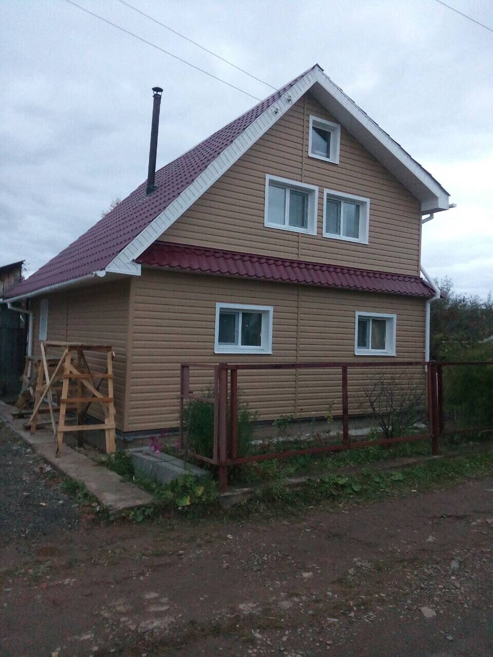 Монтаж фасада из винилового сайдинга