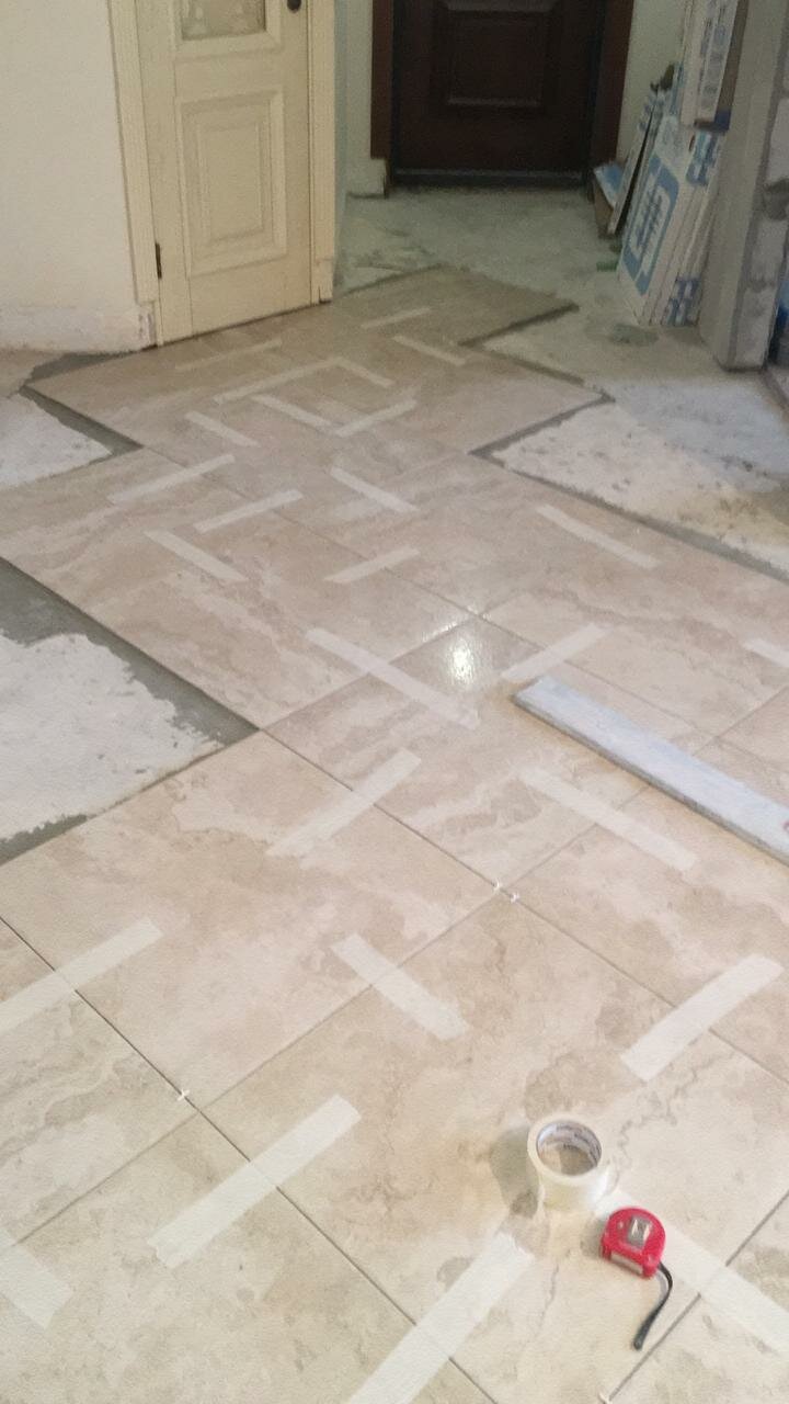 Укладка керамической плитки