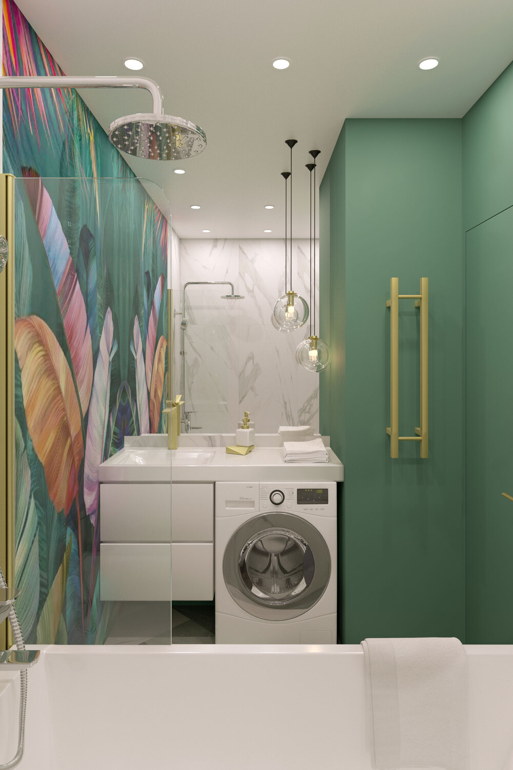 ванная комната, ванная с туалетом и стиральной машиной, квартира-студия, небольшие ванные комнаты, ванная комната дизайн без туалета grasaro