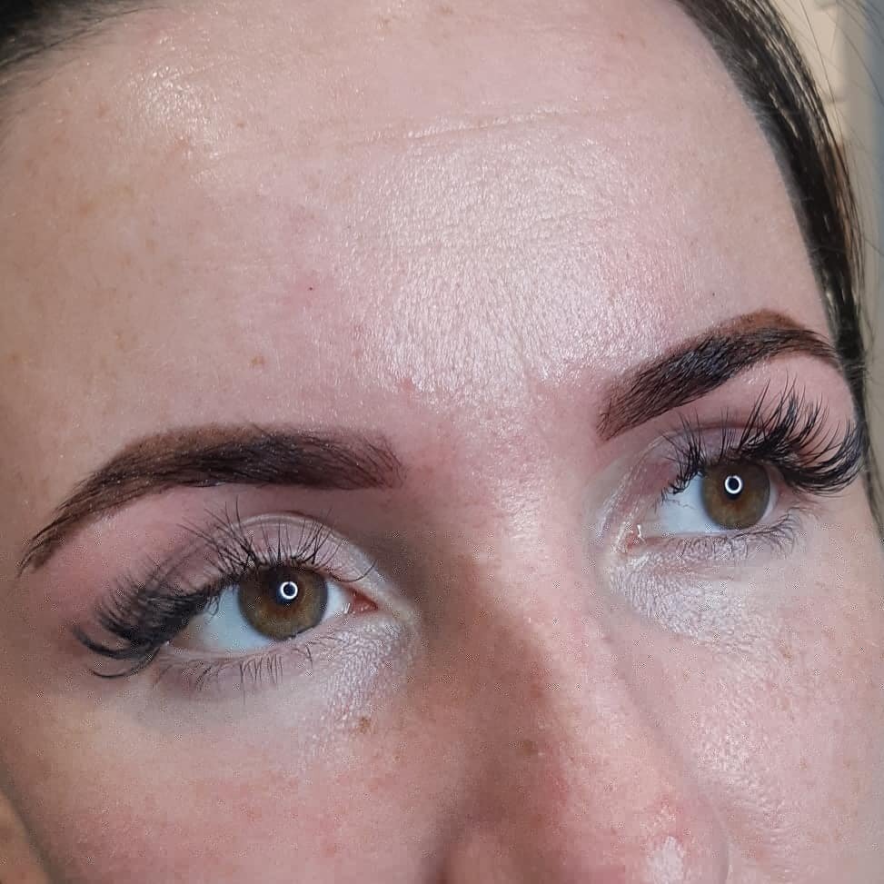 татуаж, лица, бровь, макияж, часть лица