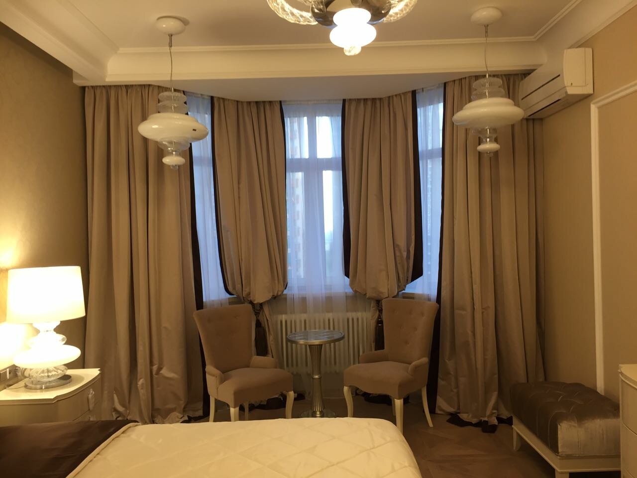 квартира, комната, интерьер, стильные шторы, мини отель