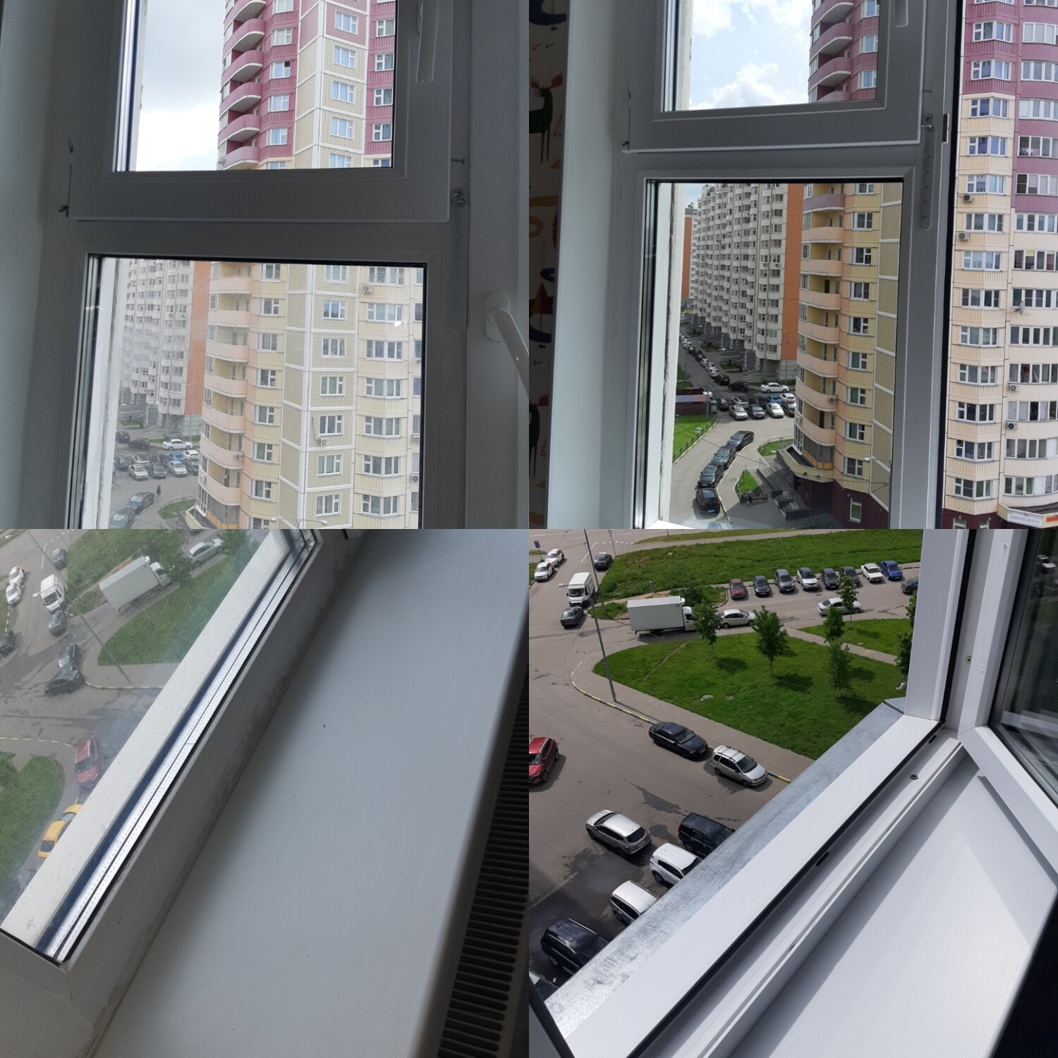 окна, жилой комплекс, балкон, из окна, южное бутово вид из окна