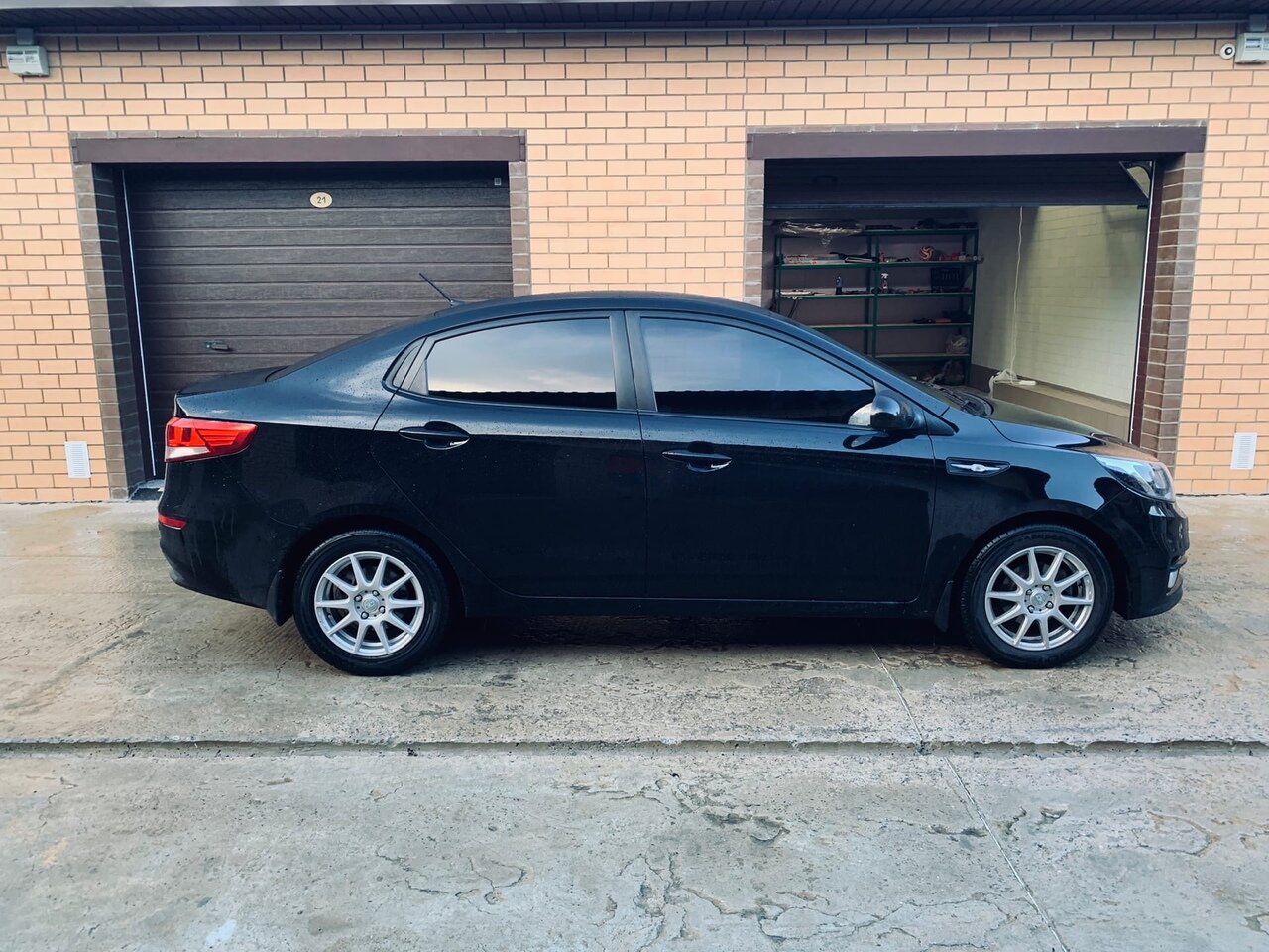 kia rio black edition, kia rio, авто, kia rio 1 поколение рестайлинг черный седан, Mitsubishi Lancer Ralliart X