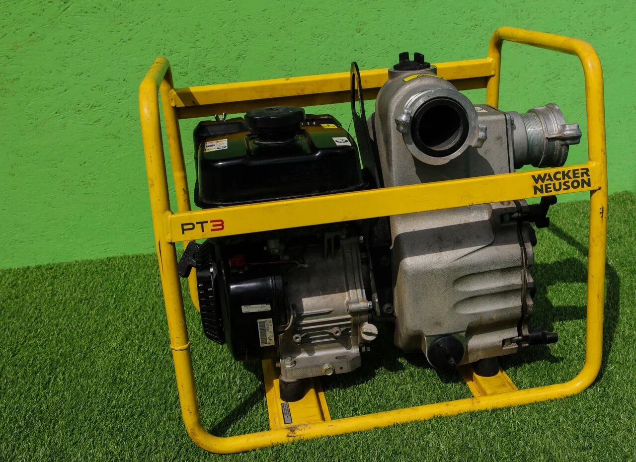 мотопомпа wacker neuson pt 3h 1515 л/мин, мотопомпа вакер нейсон pt3, мотопомпа бензиновая wacker neuson pt 3, бензиновая мотопомпа wacker neuson pg 3, мотопомпа wacker neuson