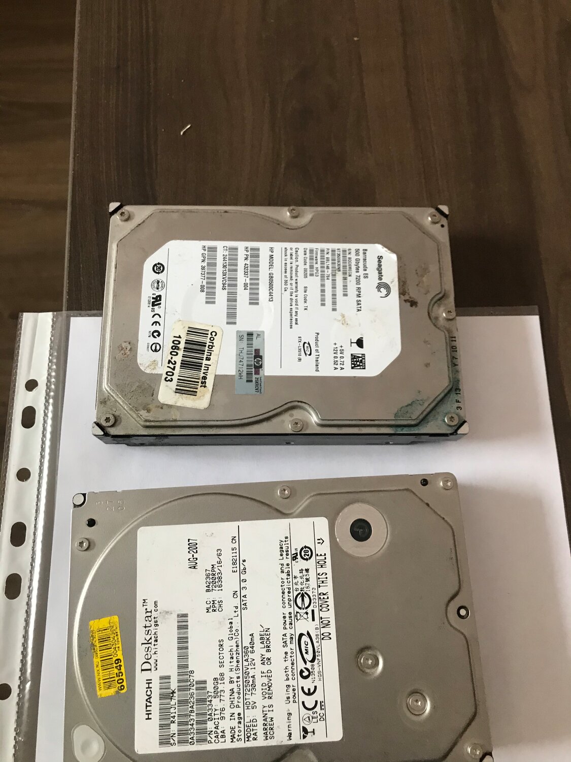 жёсткий диск, hdd western digital 320gb wd3200js, жесткий диск hgst hus724030ale640, seagate st500lt012, жесткий диск 250 гб