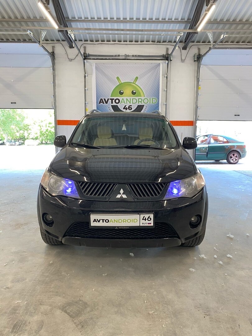 автомобиль, авто, светодиодная балка на mitsubishi outlander xl, mitsubishi outlander xl, mitsubishi outlander