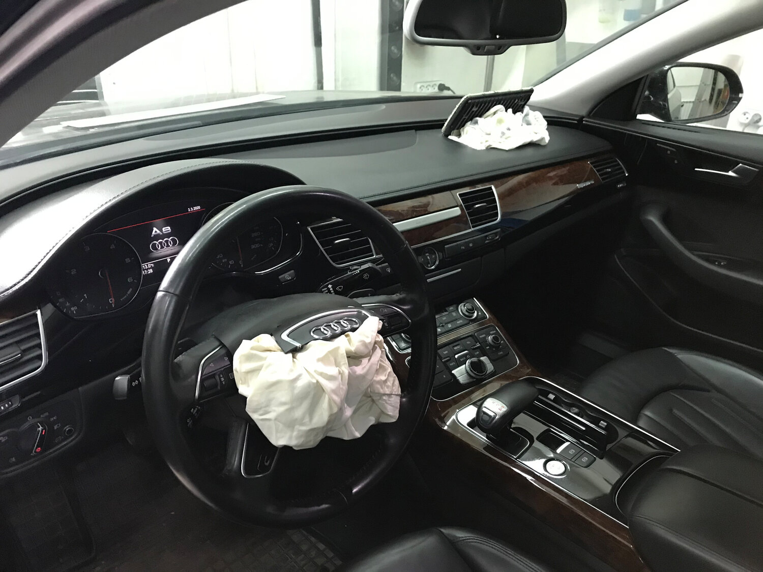 авто, автомобиль, мерседес кабан салон, ауди g8 салон, Audi A8 III (D4)