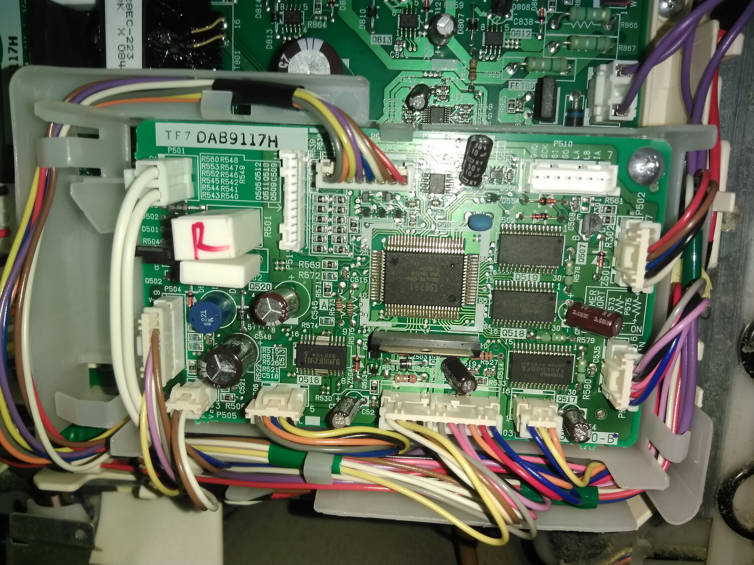 техника, плат, плата управления, схема, деталь