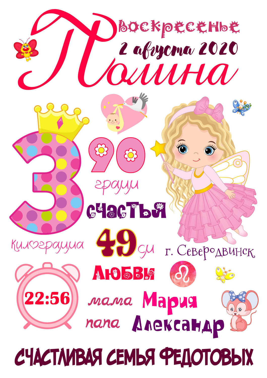 красивая метрика для девочки, метрика для девочки, метрика, принцесса малышка, девочка