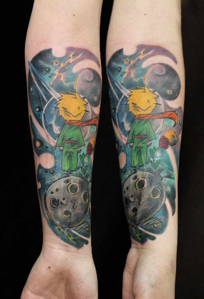 татуировка, тоторо тату космос, tattoo, aaarts_tattoo, мега тату