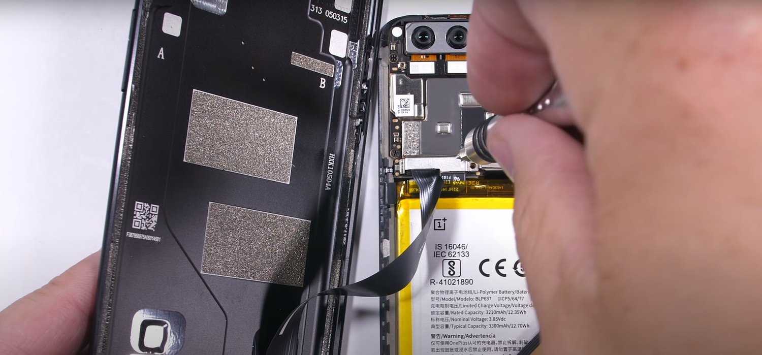 oneplus 8 разборка, oneplus 5 разбор, oneplus 5 teardown, oneplus 5 nfc модуль, разобранные