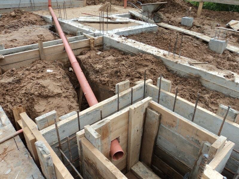 ленточный фундамент, фундамент для дома, ленточный фундамент для бани, ленточный фундамент для каркасного дома, мелкозаглубленный ленточный фундамент для каркасного дома