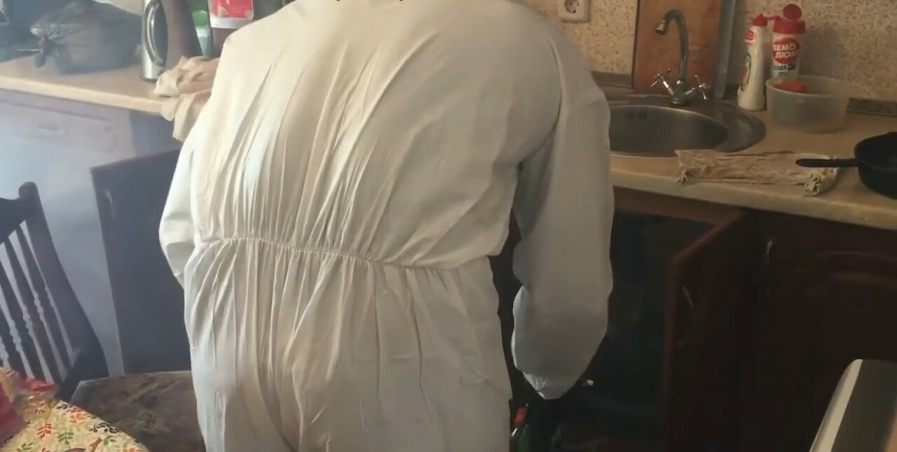 одежда, защитный комбинезон, комбинезон, халат, одноразовый комбинезон