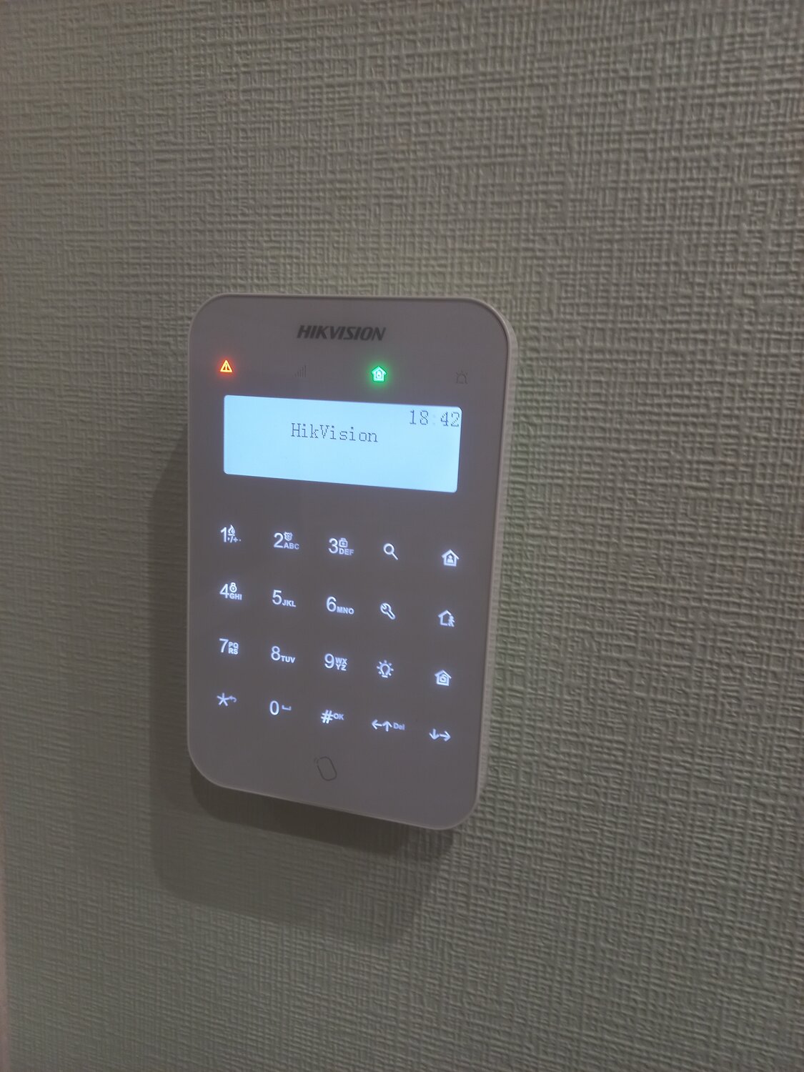 клавиатура hikvision ax pro, 3,5+4,5 biometric, клавиатура сигнализации, электроника, охранные системы