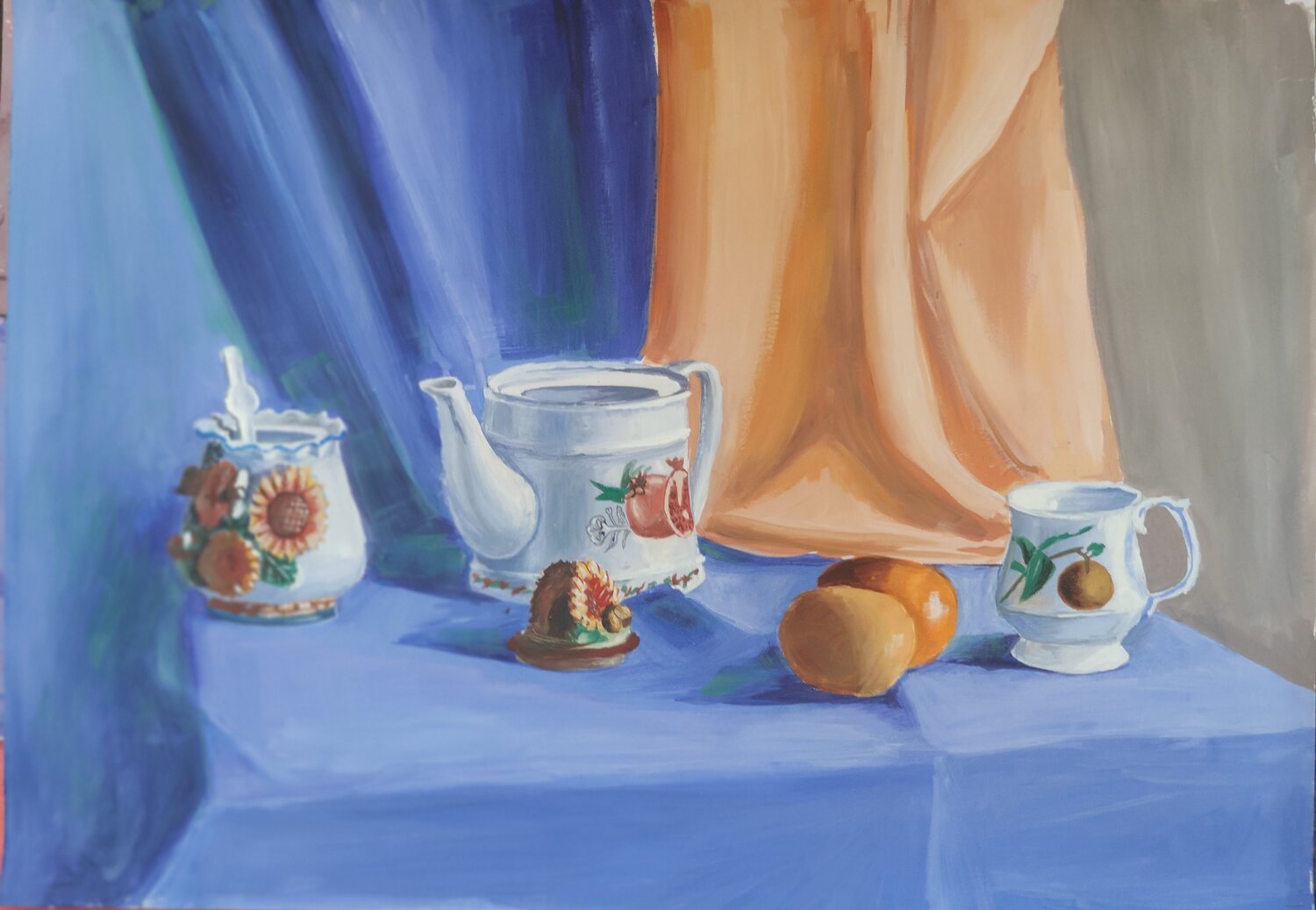 натюрморт, натюрморт постановка, натюрморт пастелью, натюрморт с натуры, живопись акварелью натюрморт