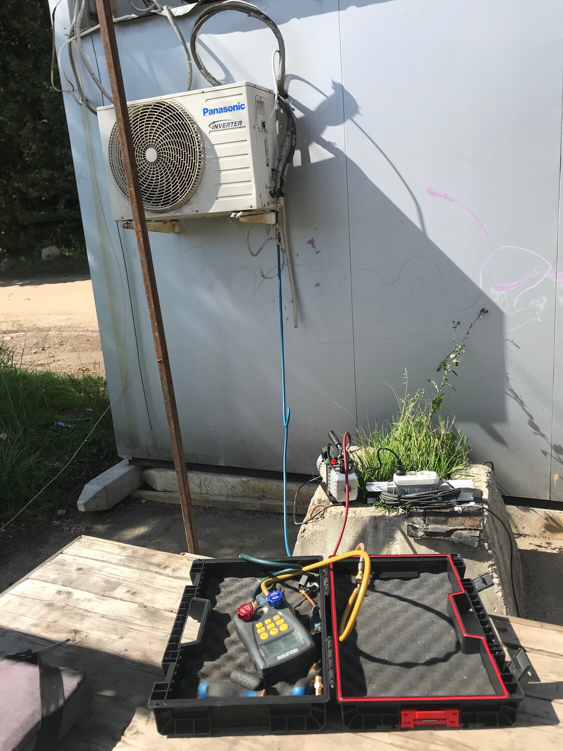 кондиционер элемаш, фреоновый кондиционер, кондиционер для дома, установленный кондиционер, кондиционер