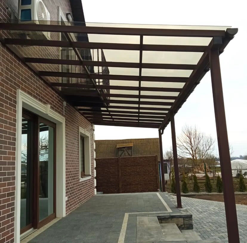 Строительство навес к дому