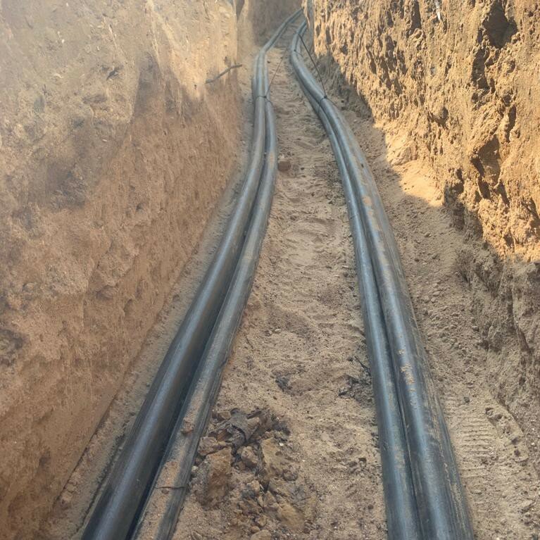 кабельная линия, кабельные трассы, прокладка кабеля, прокладка кабельных линий, прокладка трубопровода