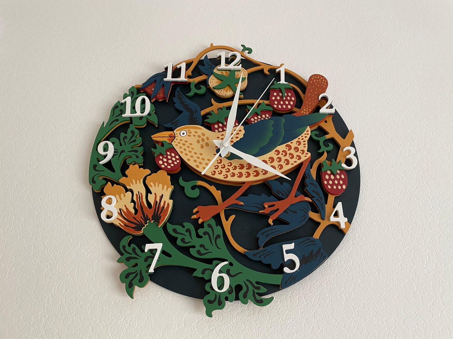 Повесить на стену часы.