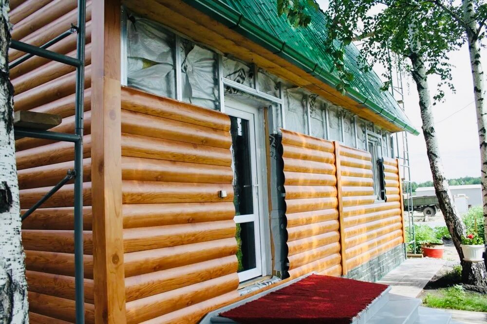 металлосайдинг блок хаус монтаж, сайдинг под бревно, металлический сайдинг под бревно, металлический сайдинг блок хаус, монтаж металлосайдинга блок хаус