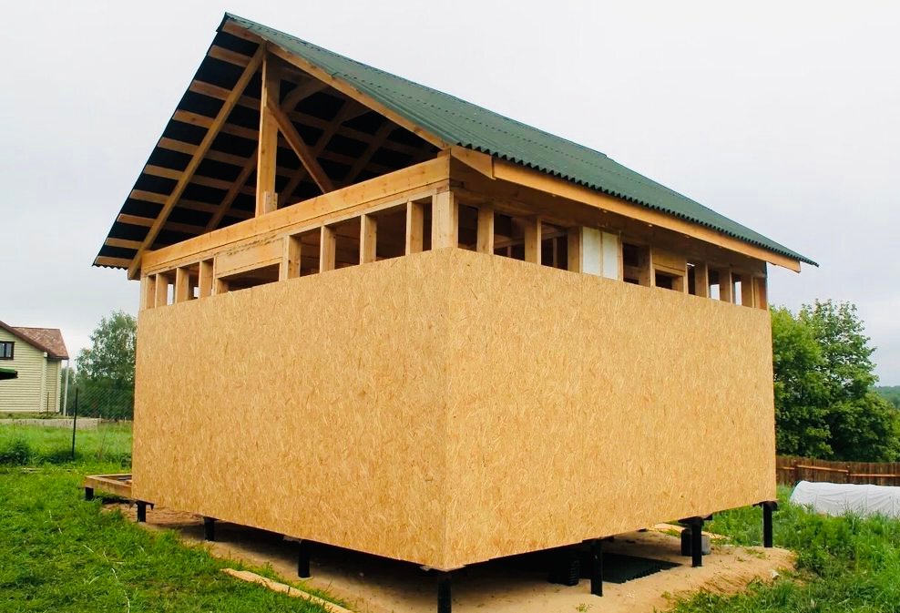 каркасный дом, дачный дом