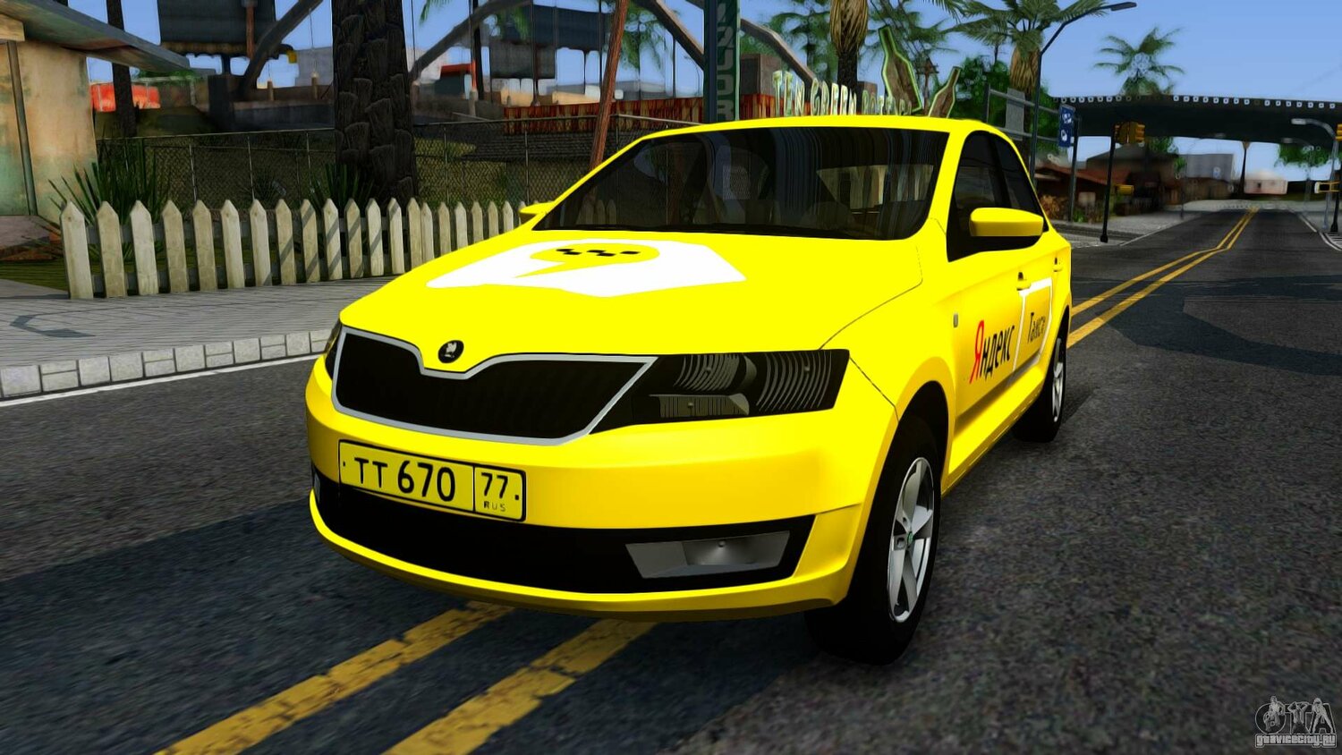 шкода рапид такси, škoda rapid, такси, такси шкода, grand theft auto: san andreas