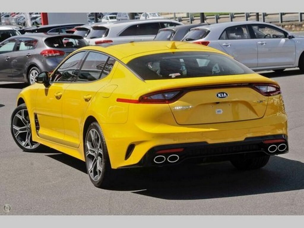 kia stinger yellow, kia stinger, kia motors, киа стингер желтая, Ford Mustang V