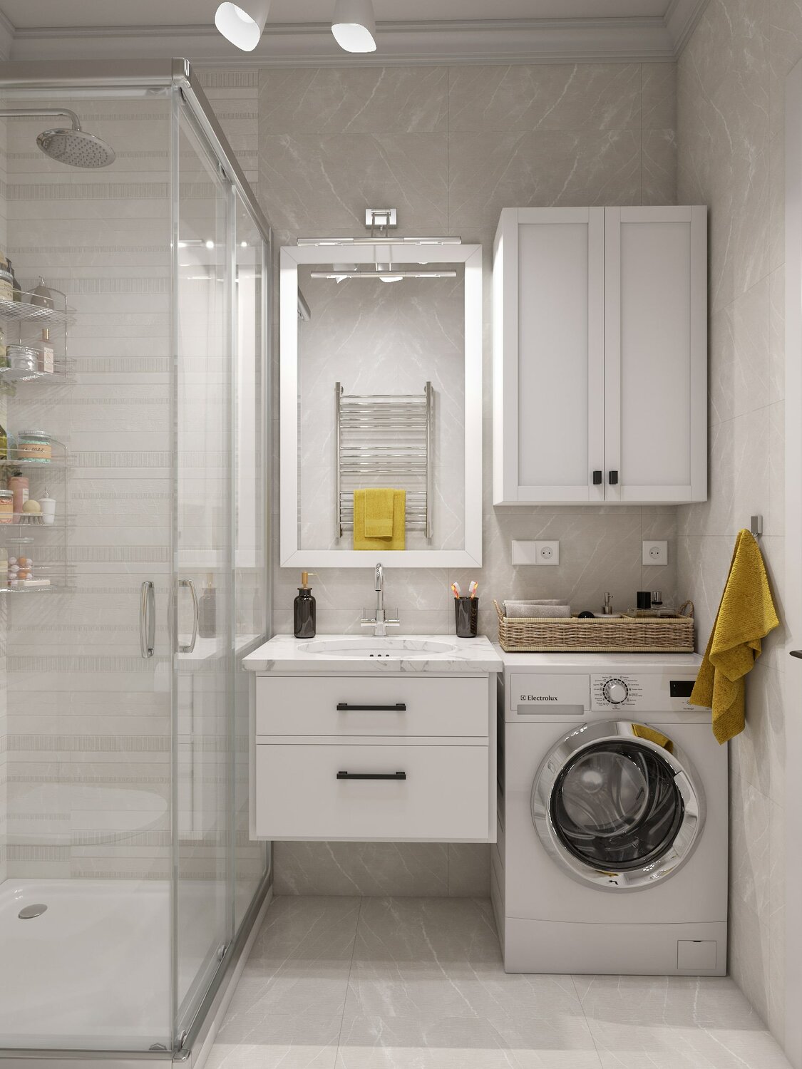 дизайн небольшой ванной, интерьер небольшой ванной, небольшая ванная комната дизайн, ванная комната стиральная машина, дизайн ванной комнаты