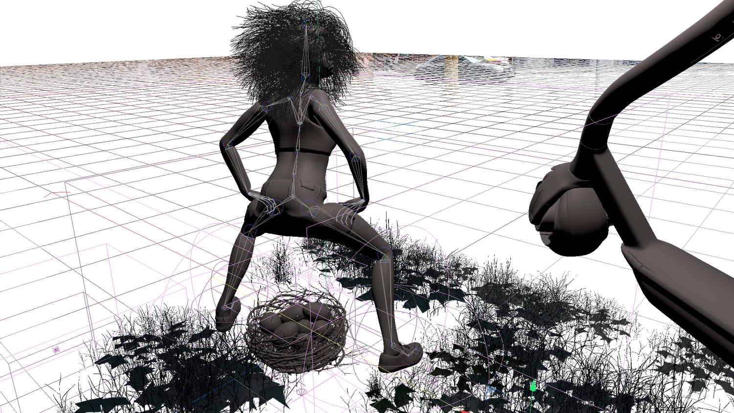 3 d модели, человек, женщина, прикол, креативное мышление