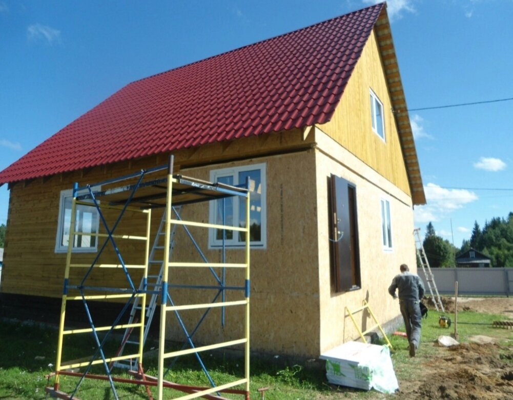 каркасный дом, дачный дом, дачный домик, строительство каркасных домов