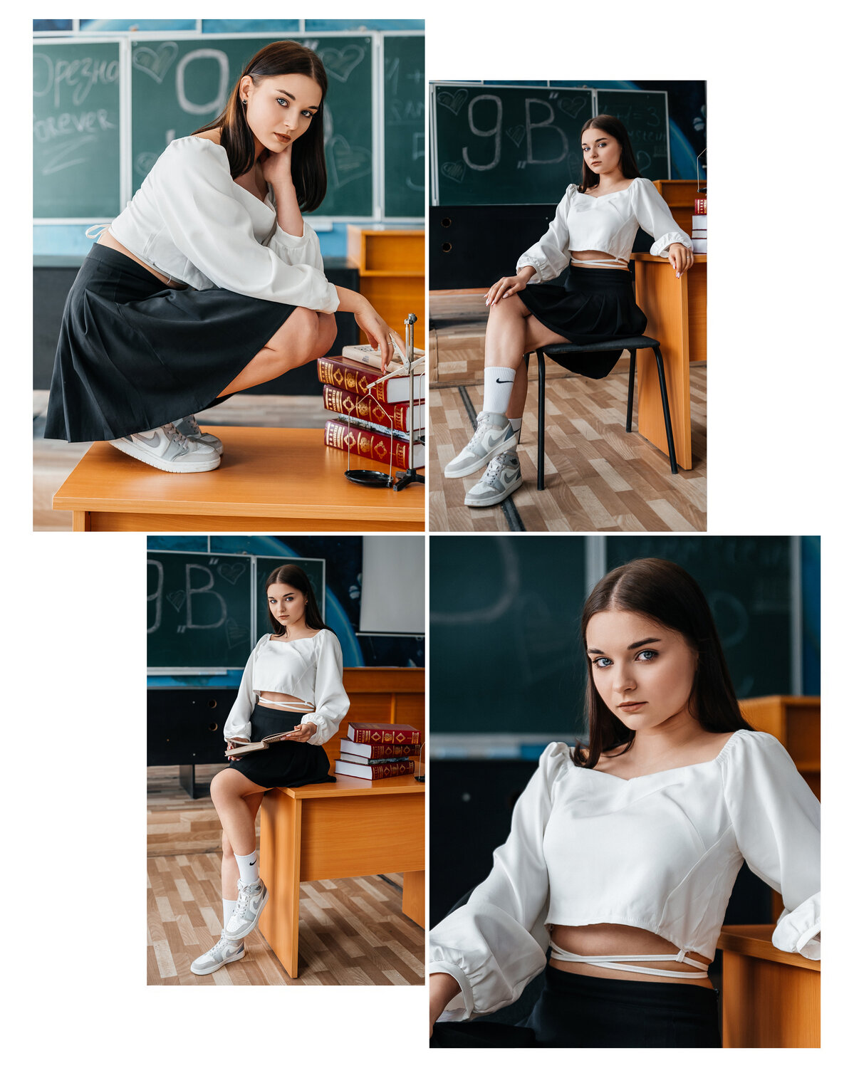 девушка, школьная фотосессия идеи, школьная фотосессия, в школе, школьник