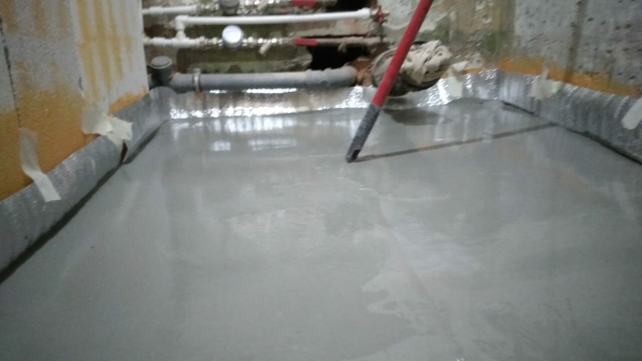 стяжка пола, гидроизоляция пола, раствор для стяжки пола, гидроизоляция пола в частном доме, бетонный пол