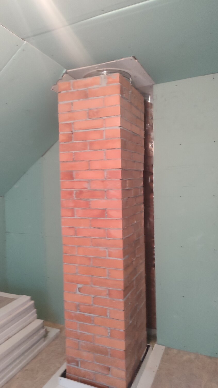 кирпичный дымоход для котла, дымоход из кирпича, кирпичный дымоход, кирпичный дымоход для тт котла, кладка дымохода из кирпича