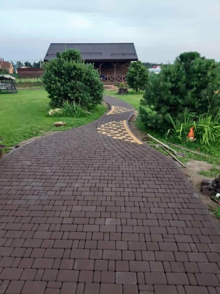 тротуарная плитка для дорожек, клинкерная брусчатка, мощение брусчаткой, брусчатка для дорожек, тротуарная плитка большая