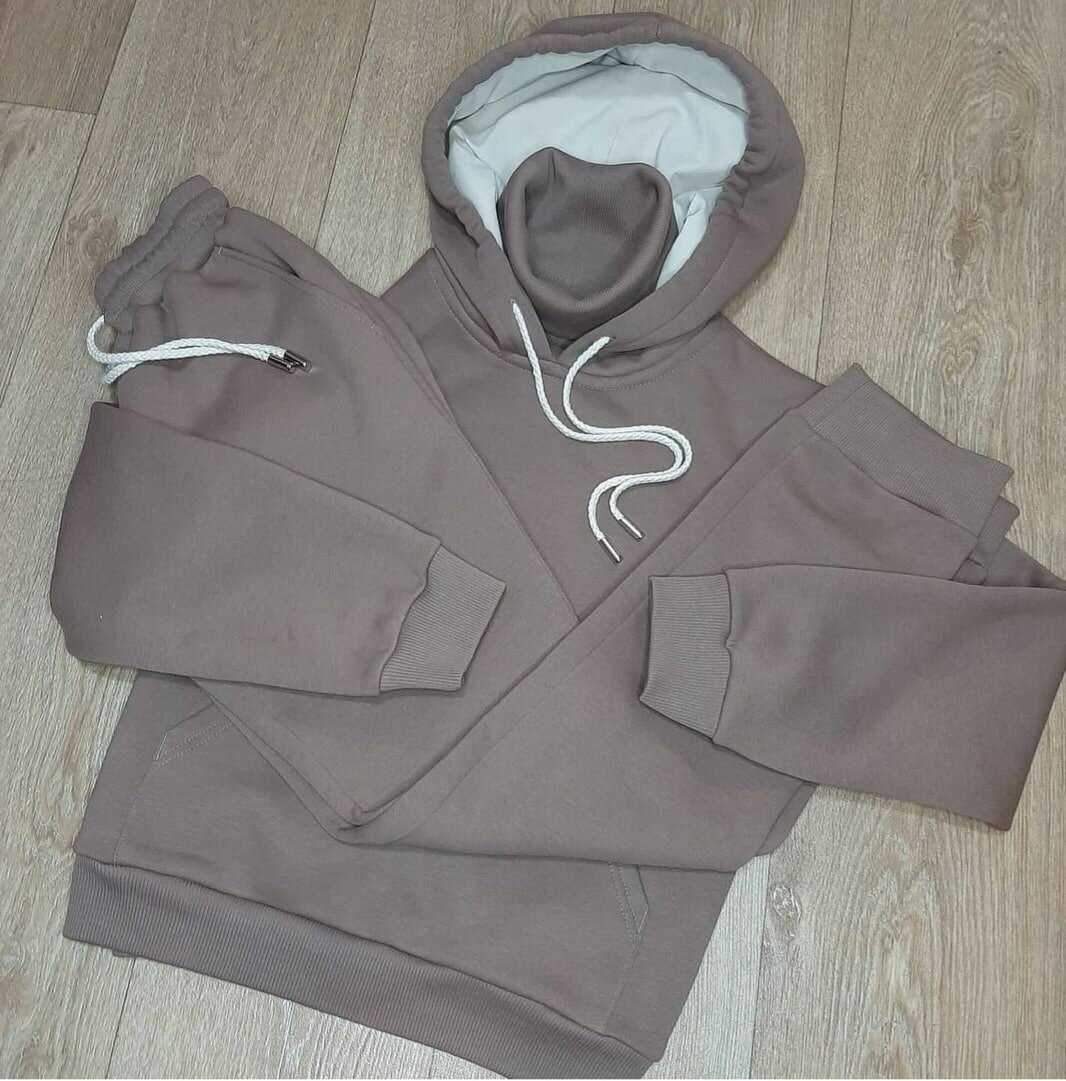 костюм на флисе, костюм из футера, одежда, костюм теплый, костюм из футера с начесом