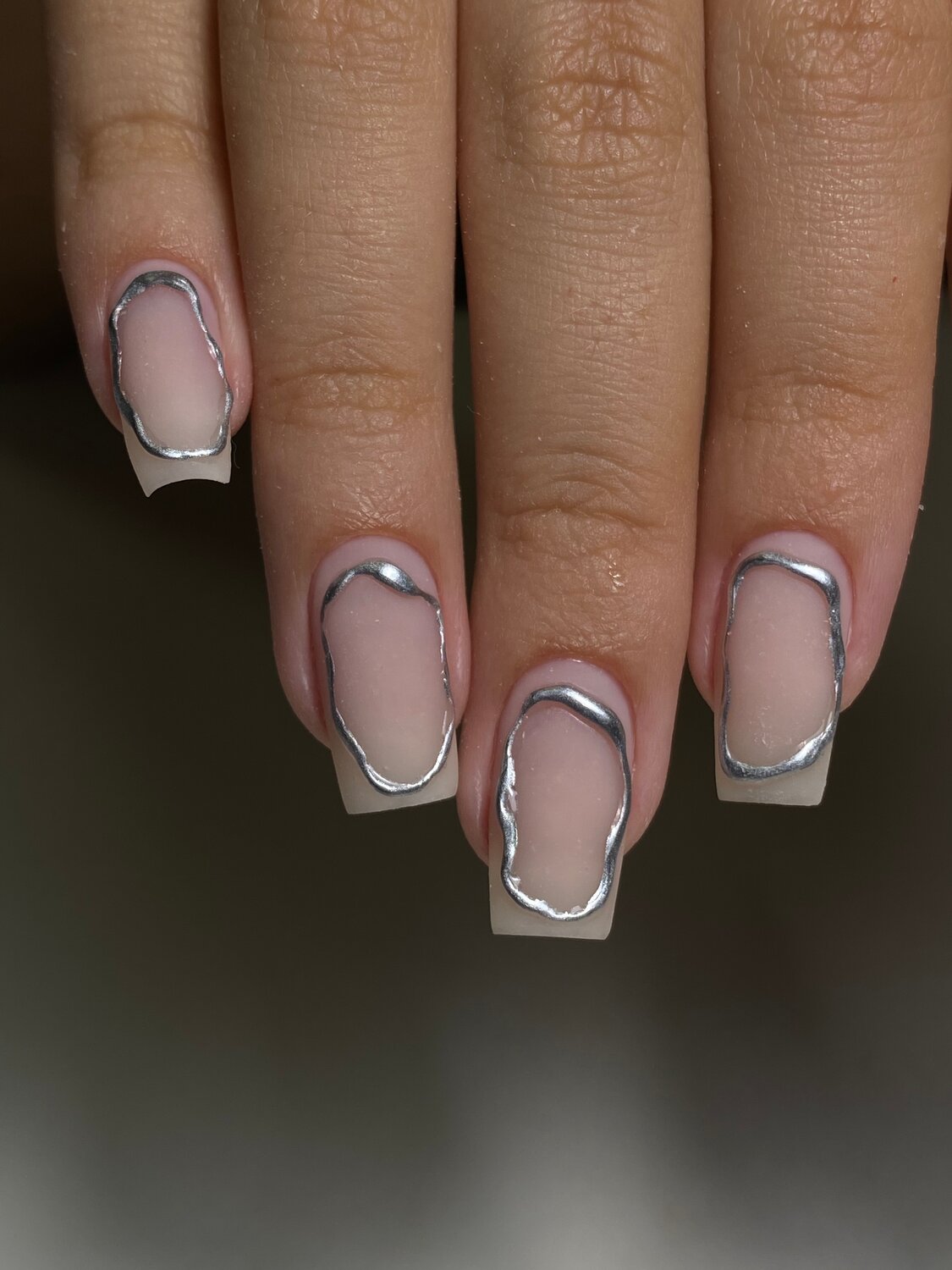 френч, красивый френч на ногтях, красивый френч, френч на ногтях, модный френч