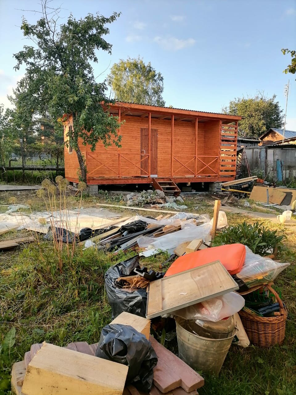 Строительство бытовки