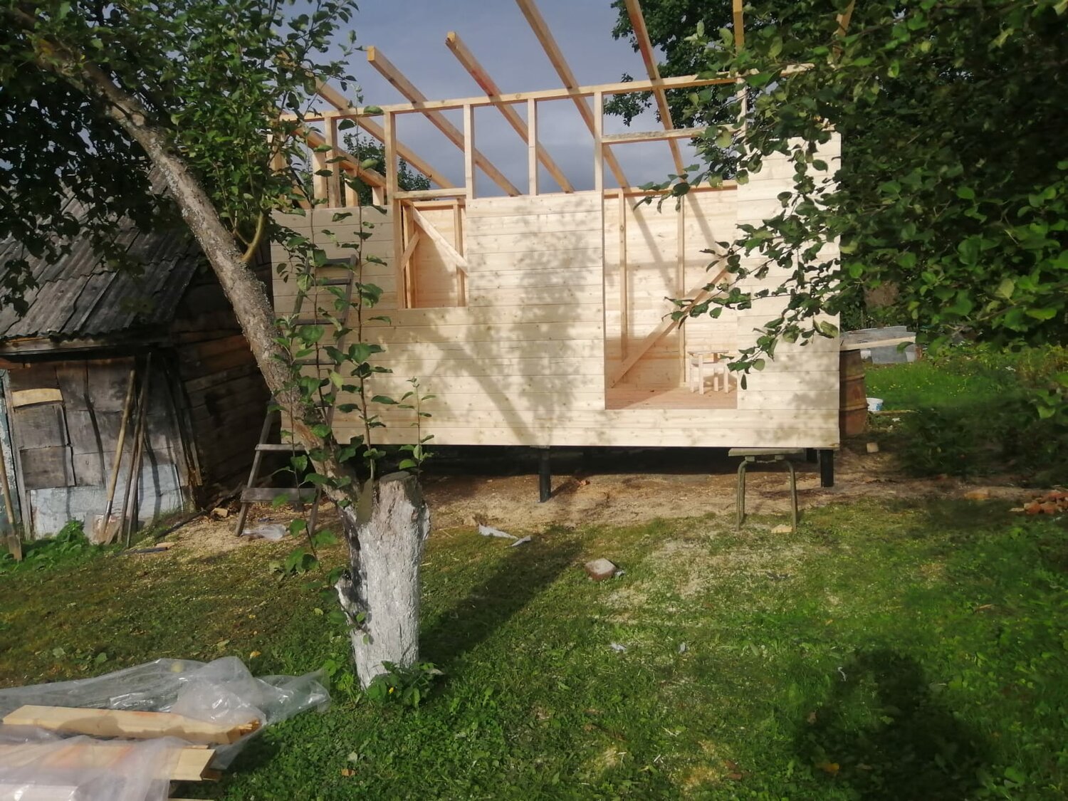 Строительство бытовка