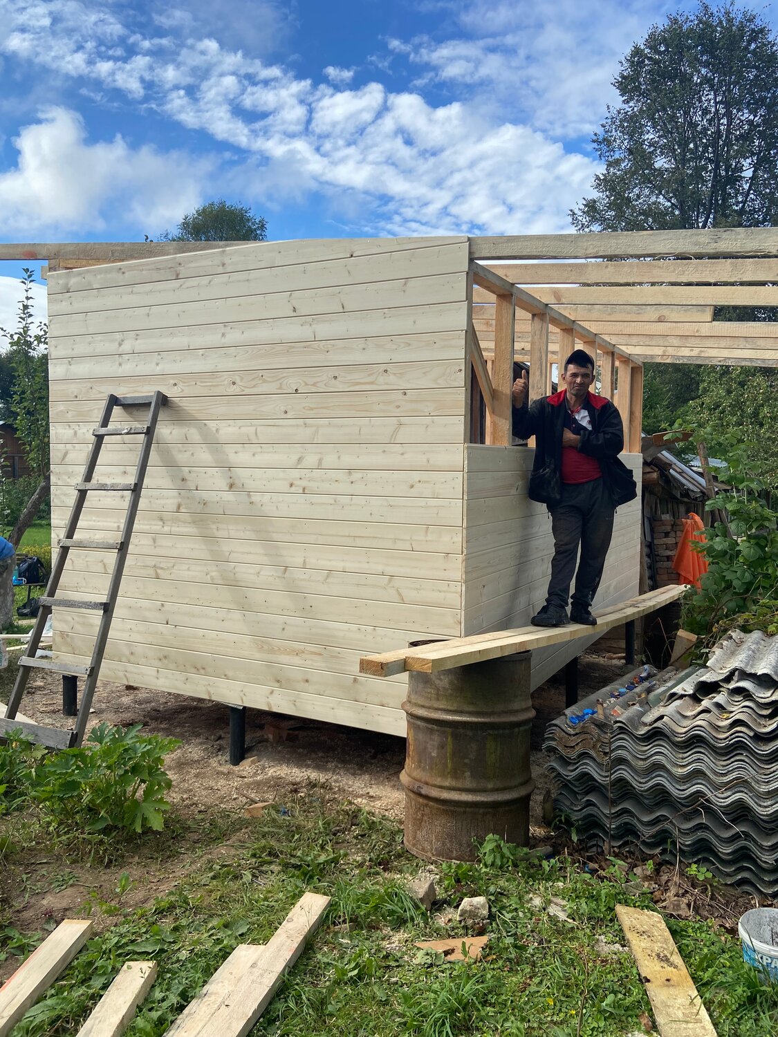 Строительство бытовка