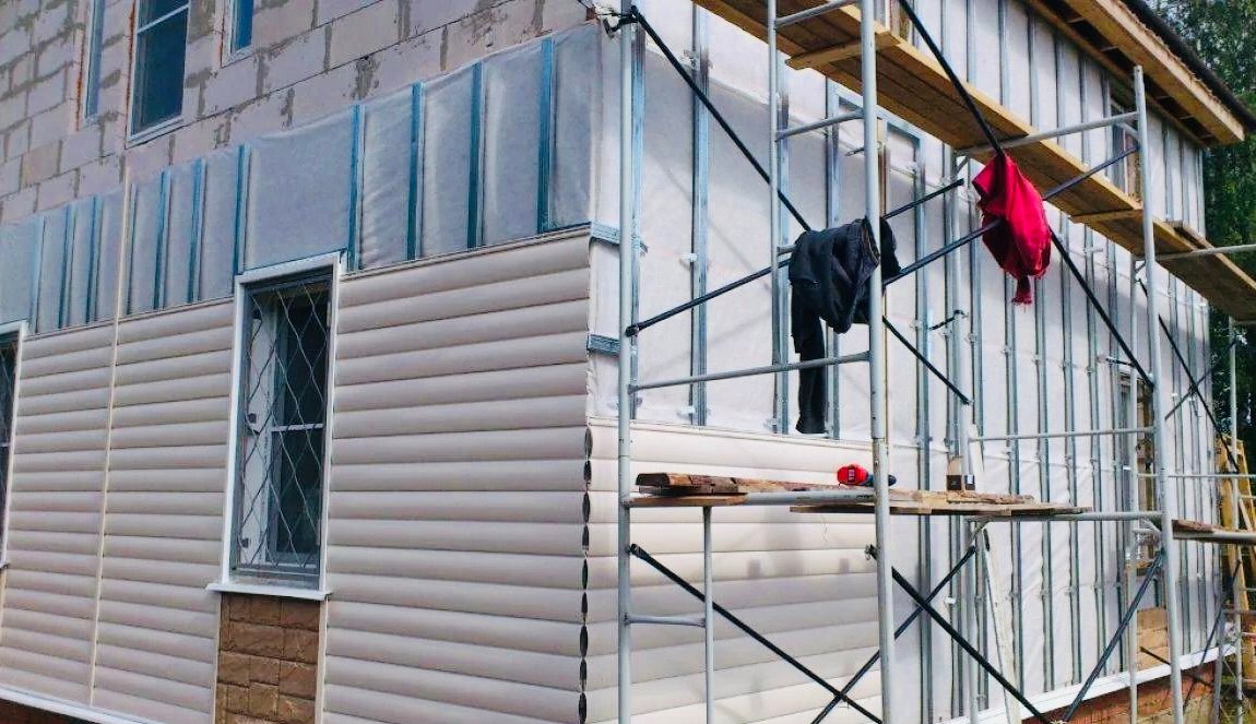 сайдинг монтаж, утепление под сайдинг, сайдинг, каркас под сайдинг, монтаж обрешетки под сайдинг