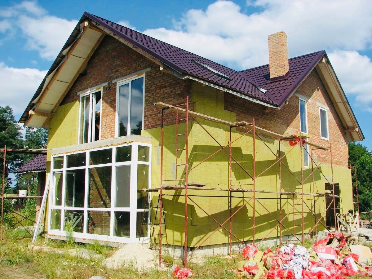 утепление фасада, фасадные работы, утепление фасада дома, утепление фасада дома снаружи минватой, утепление фасада частного дома