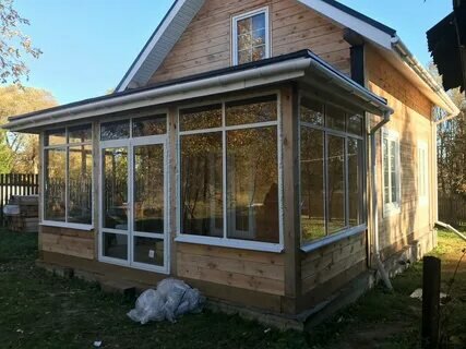 веранда из стеклопакетов, остекление веранды, застекленная веранда, застекленная веранда к дому, варианты остекления веранды