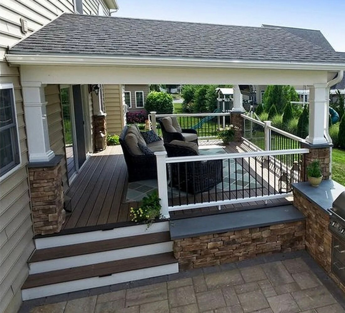 терраса веранда к дому, терраса в частном доме, терраса загородного дома, терраса крыльцо, веранда терраса