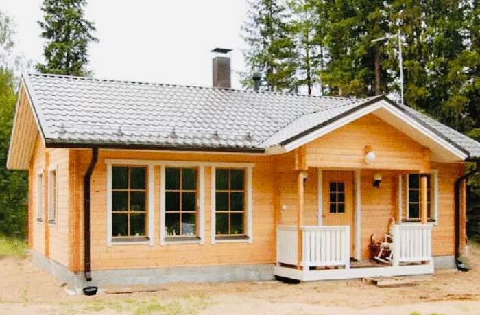 финские дома, финский домик, летний домик, финский дом, одноэтажный финский дом