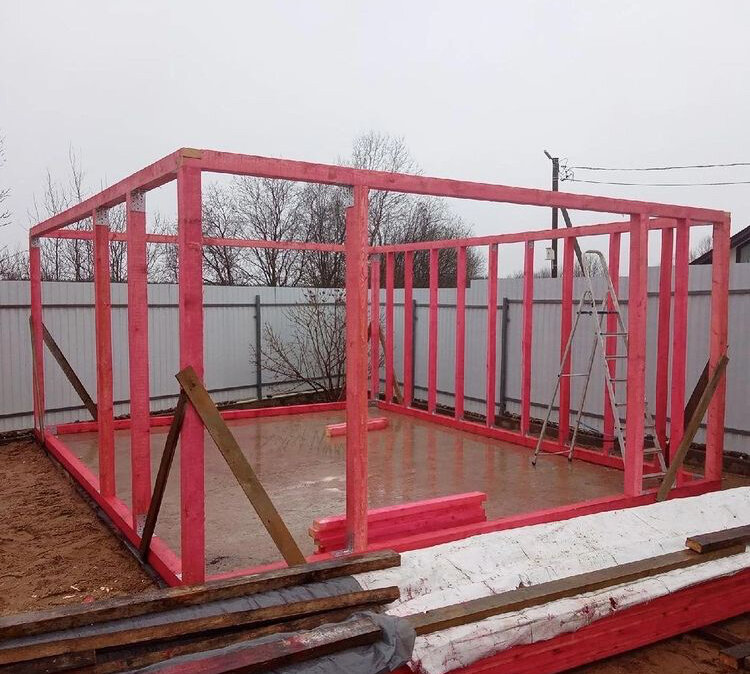 Строительство бытовки