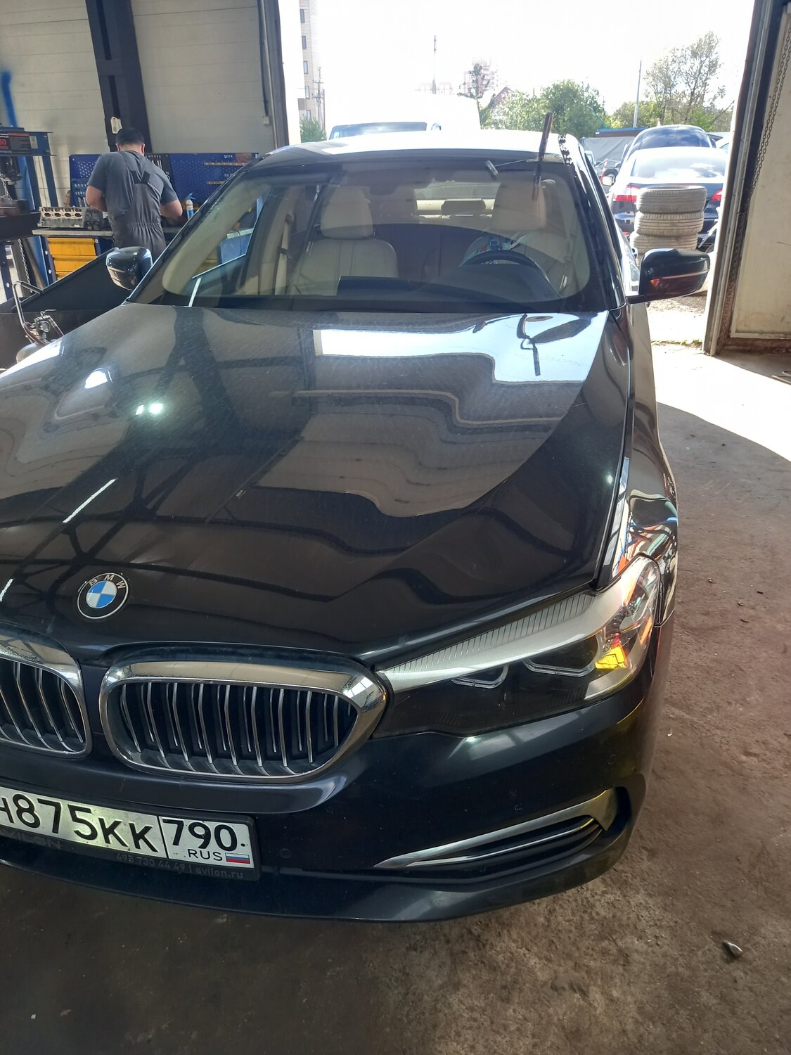 bmw 5, bmw, черная бмв, бмв 5 серии 2018, бмв бу