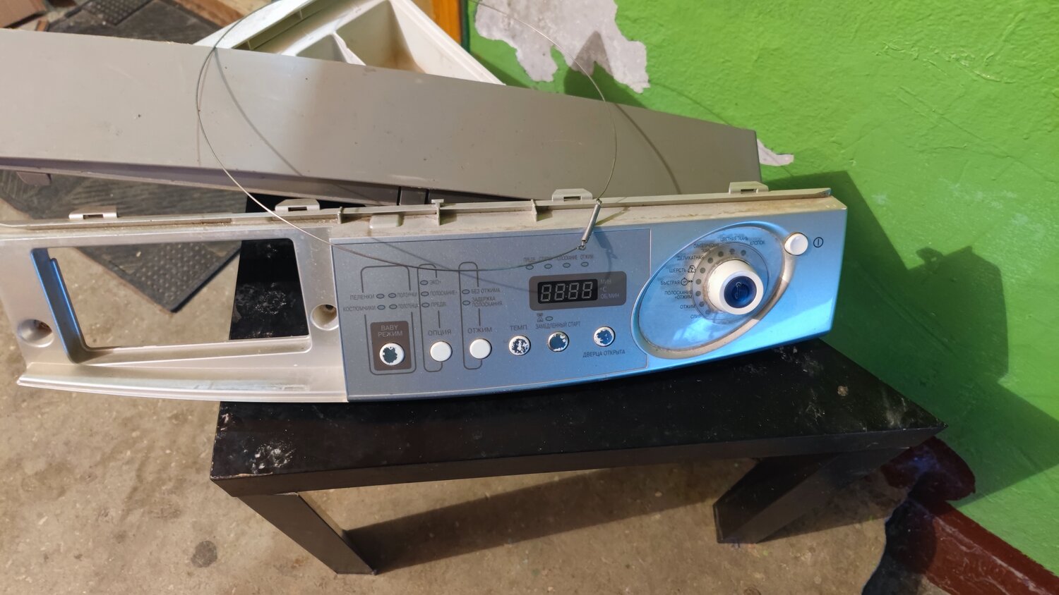 стиральная машина haier hw 60, стиральная машина samsung s 821, электроника, панель управления стиральной машины, стиральная машина