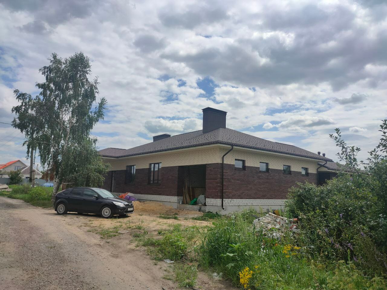 загородный дом, коттедж, дом, одноэтажный дом, дачный дом