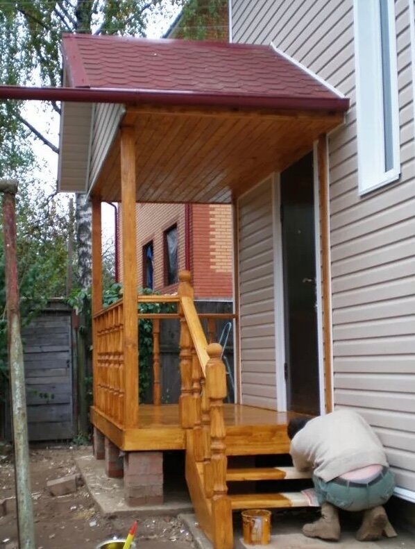 крыльцо для дачи, крылечко, крыльцо дома, деревянное крыльцо для частного дома, крыльцо к дому